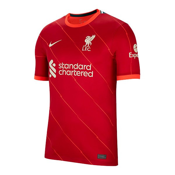 Heimtrikot Liverpool 2021-2022 Rote Günstige Fußballtrikots